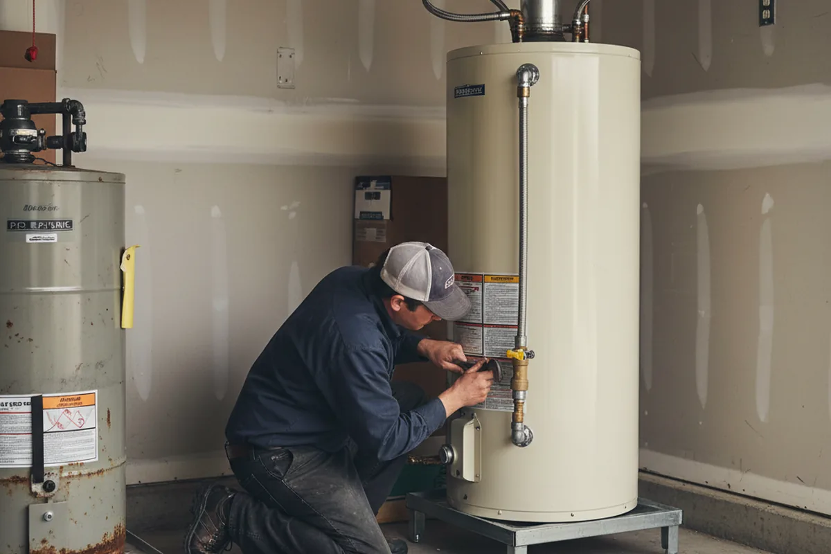 Water heater and shutoff valve replacement in Sea Isle City